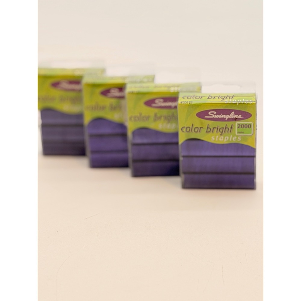 Swingline Color Bright Staples Purple 1 Pack‎ 2000 Total Standard Size 35121